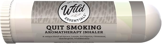 Wild Essentials Quit Smoking Aromatherapy Inhaler, 100% Natural Essential Oil Stop Smoking Stick, USA Made, 3-Pack