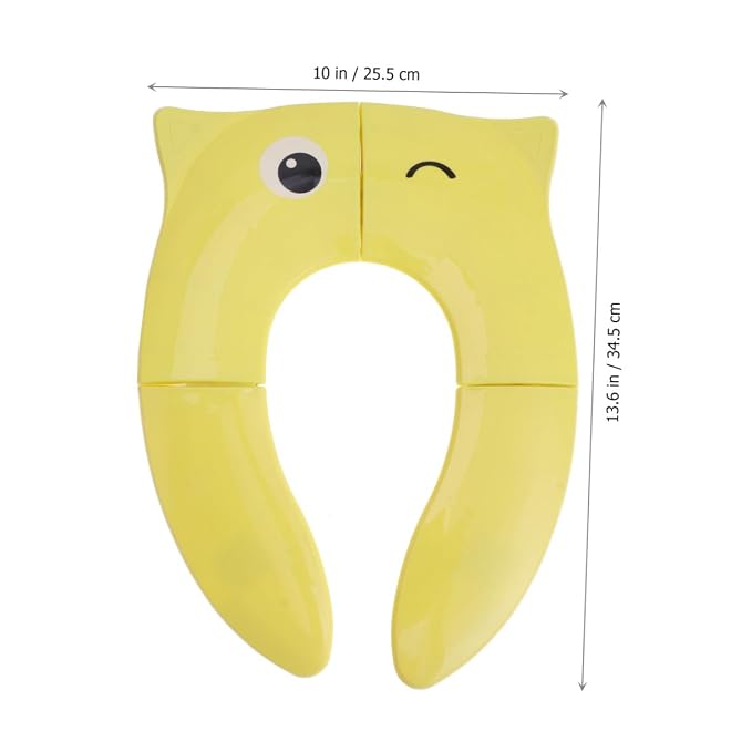 Boys and Girls Toilet Seat Foldable Seat Pad Winter Cover Home Travel Pp Material Sturdy Compact