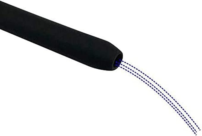 Silicone Nozzle Enema ASilicone Nozzle Enema Attachment Reusable Douche Black Hose Nozzle (39.37 in)