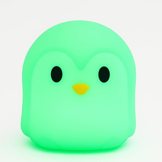 Breathing Loong Guided Visual Breathing Light for Mindfulness Relief | Relaxation Tool | Focus Meditation Device & Calming Night Light | Ideal for All Ages, Home & School Use (Penguin)