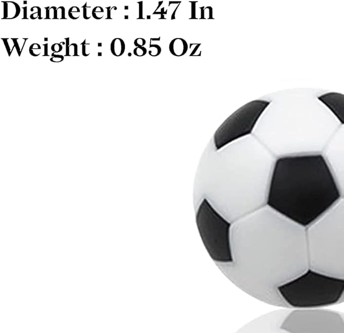 Foosball Table Balls 1.42 Inch Table Soccer Balls for Foosball Tabletop Game Foosball Accessory Replacements Multicolor World Cup Foosball/Gifts