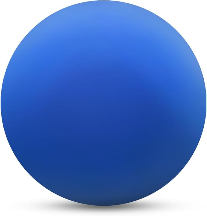 Massage Ball Lacrosse Ball for Myofascial Release, Massage Deep Tissue for Back, Neck, Foot Trigger Point Therapy, Full Body Muscle Knots, Relieving Muscle Pain (Blue)