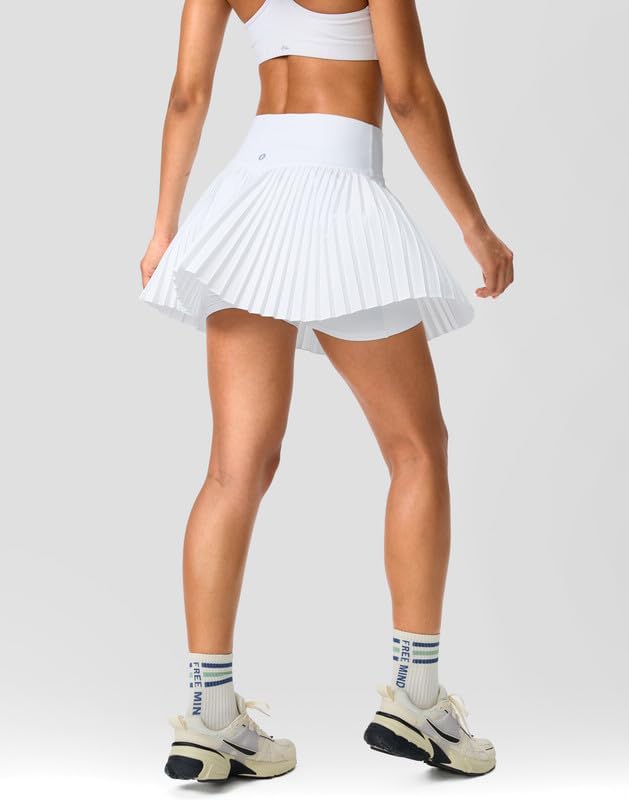Pleated Tennis Skirt for Women with Pockets Shorts Women's High Waisted Lightweight Athletic Golf Skorts Skirts
