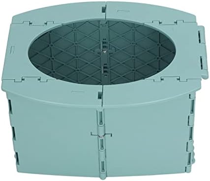 KIMISS Foldable Portable Toddler Potty - Travel & Camping Baby Toilet for Easy on Long Drives (Green)