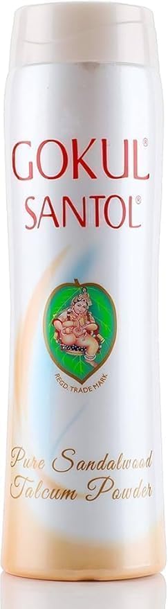 Sandalwood Chandan Talcum Powder Pure from Mysore Sandal Trees 4.93 oz with Free Sandal Soap 75 GMS-Every Use Smells of Pure Sandalwood