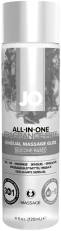 System Jo Sensual Massage Oil, Unscented, 4 Ounce Bottle
