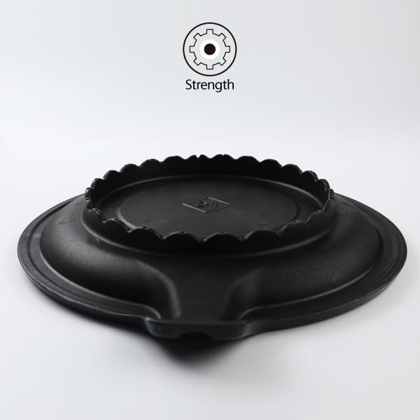 Stovetop Korean BBQ Grill Pan, 15 inch, Cast Aluminum, for indoor outdoor