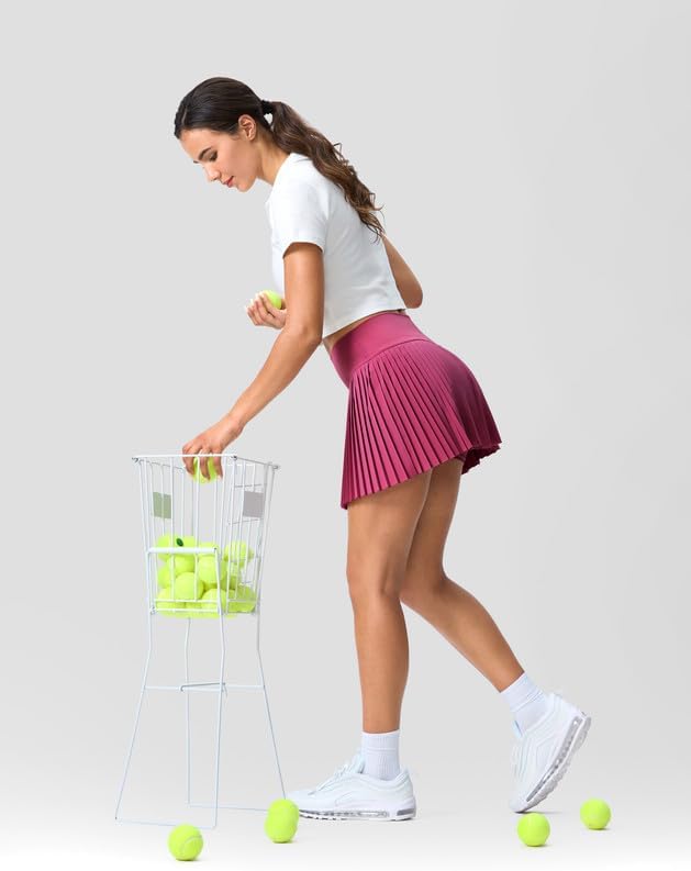 Pleated Tennis Skirt for Women with Pockets Shorts Women's High Waisted Lightweight Athletic Golf Skorts Skirts