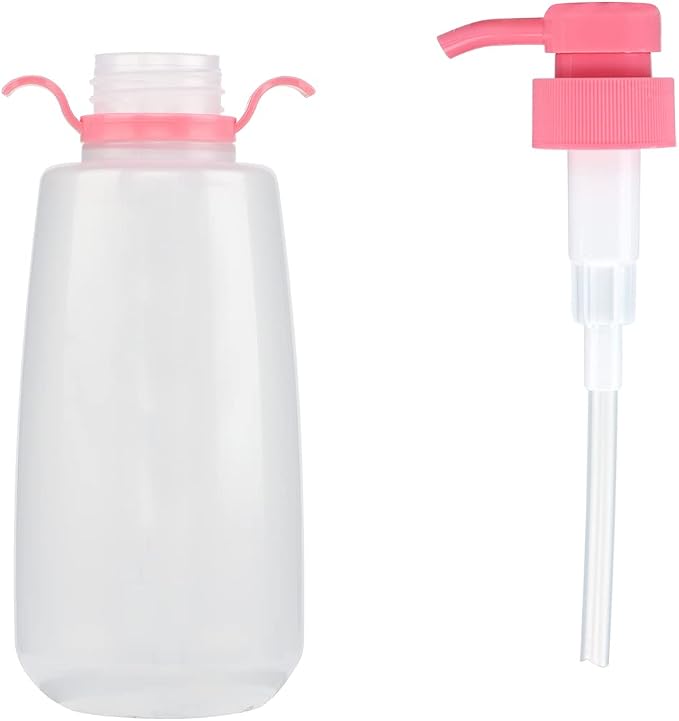 Reusable Vaginal Douche 350ml Vaginal Cleansing System Anal Douche Bidet Bottle Irrigator Manual Pressure Enemas for Women