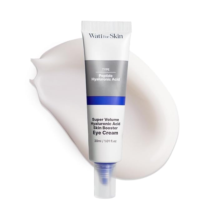 Super Volume Hyaluronic Acid Skin Booster Eye Cream – Deep Hydration & Plumping for Fine Lines, Korean Skin Care, 30ml / 1.01 fl.oz.