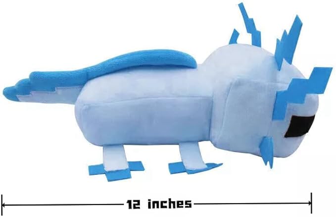 2-Pack-Game Plush，8-inch Bee Plush，12-inch Axolotl Stuffed Toys，Stuffed Animals Toys for Boys Girl,Great Choice for Soft Pillow Deccorations