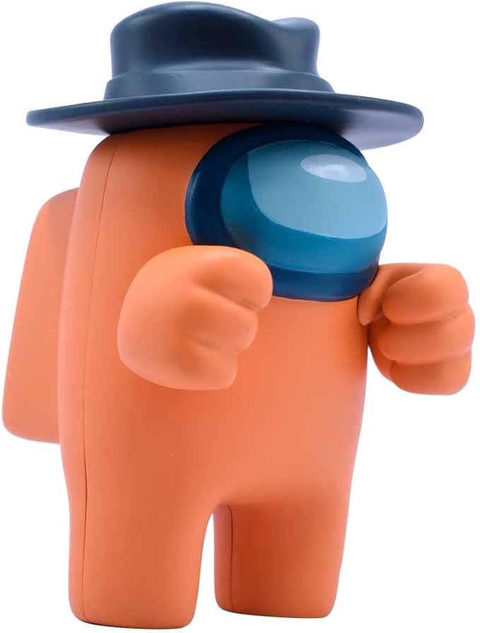 Among Us Series 2 7″ Orange Crewmate with Hat – Official Just Toys Collectible Figure