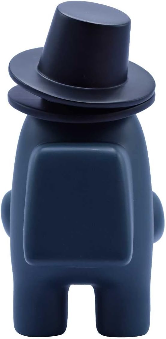 Among Us Series 2 7″ Black Crewmate with Top Hat – Official Just Toys Collectible Figure