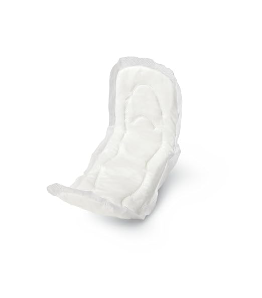 Medline Maxi Sanitary Pads with Adhesive Strip, 11", Individually Wrapped (Pack of 288)