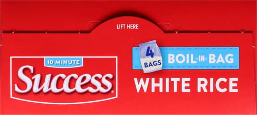 Success Boil-in-Bag Rice, White Rice, Quick and Easy Rice Meals, 14-Ounce Box (Pack of 3)