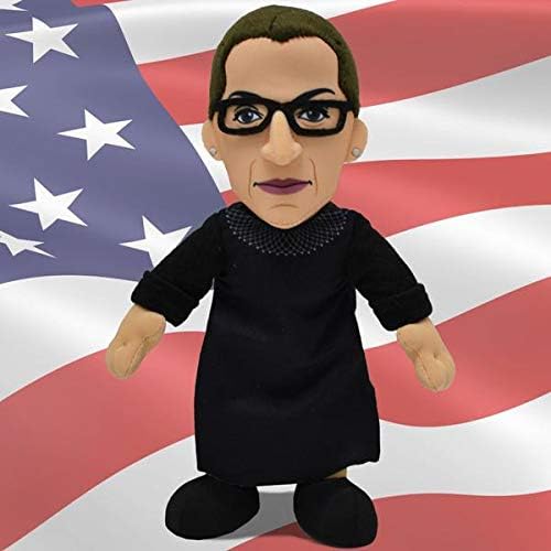 Bleacher Creatures Ruth Bader Ginsburg 10" Plush Figure- The RBG Icon for Play or Display