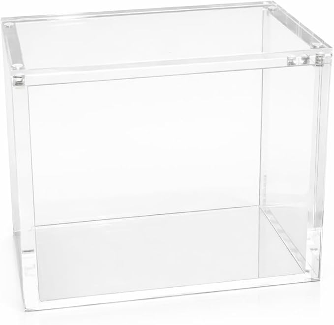 Acrylic Clear Magnetic Display Case 6MM Thick Magnetic Closure Made for Pokemon TCG Booster Boxes