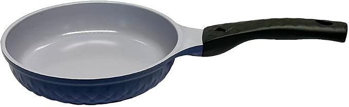 |MADE IN KOREA| 8" Ceramic Coating Interior and Exterior Frying Pan Cooking Wok