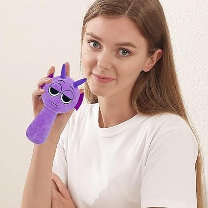 Sprunky Plush Toys Sprunky Wenda and Gray Plushies Sprunky Plushes Soft and Funs Stuffed Toys Dolls for Fans and Friends Birthday for Girls Boys (Purple)