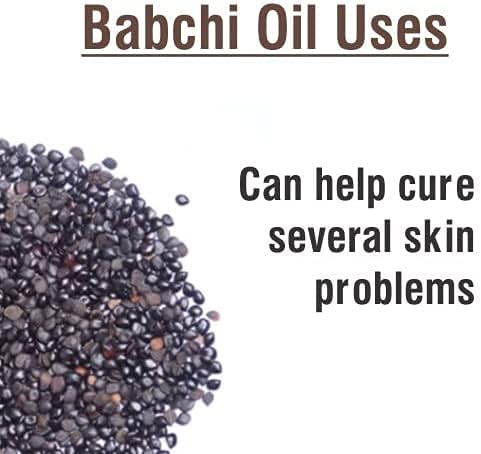 Salvia Babchi Oil (Psoralea Corylifolia) 100 Percent Pure And Natural Undiluted Uncut Cold Pressed Carrier Oil | Best for Aromatherapy | Therapeutic Grade (100ml with Dropper)