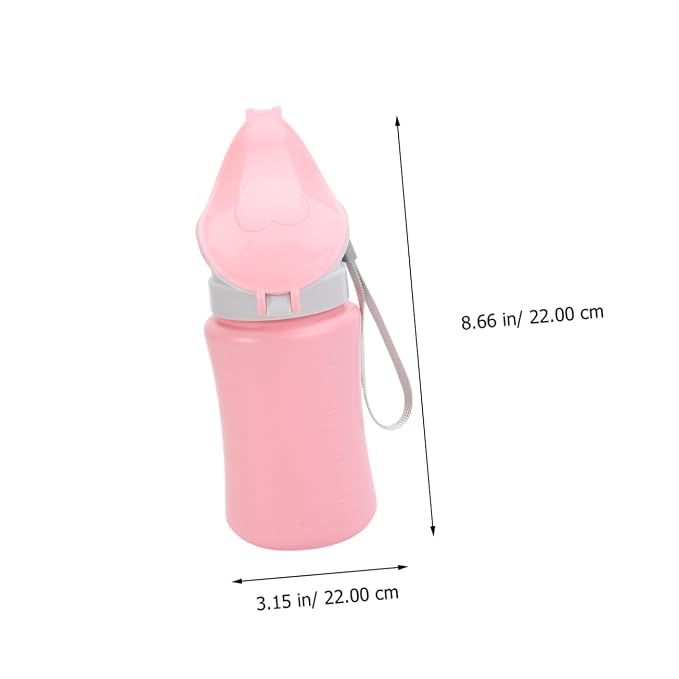 SHOWERORO Lightweight and Girls Urinal Portable Urinal Bottle for Boy Girl Seamless Travel Potty