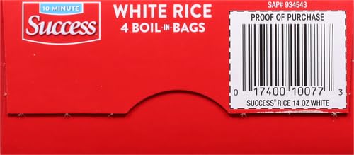 Success Boil-in-Bag Rice, White Rice, Quick and Easy Rice Meals, 14-Ounce Box (Pack of 3)