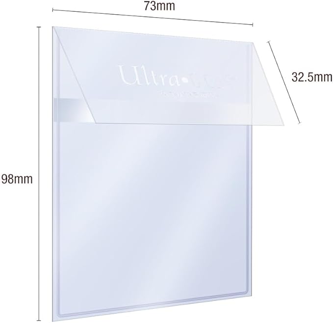 Ultra Pro CardPreserver 25-Pack Transparent Collector Trading Card Protective Sleeves - Acid-Free, PVC-Free Polypropylene, 720° Security, Easy Loading