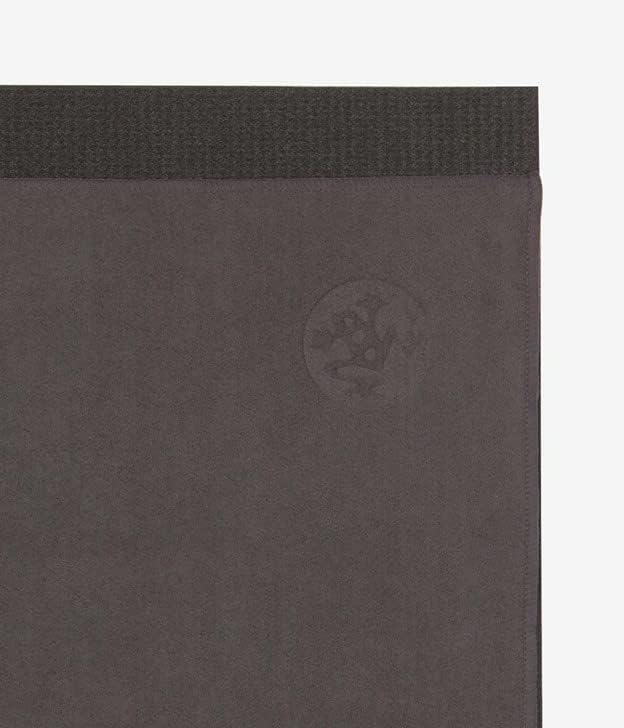 Manduka eQua Hand Towels - 16" | Rapid Moisture Activated Grip | Quick Drying, Soft Microfiber | Machine Washable | 16 x 26.5 inches | Thunder