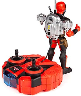 Marvel Deadpool 2CH Jetpack Flying Figure IR Helicopter