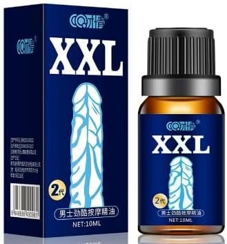 Generic 10ml Man Body Enhance Growth Essential Oil Liquid Enlargement Massage Promote Blood Circulation Thicken Strong XXL Size Health, Clear