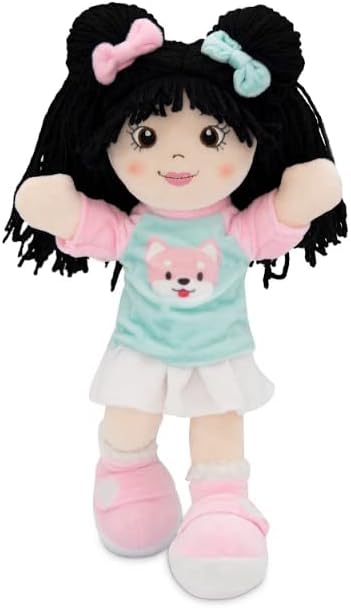 Playtime by Eimmie Hand Puppets for Kids (Lillie) - 14" Soft Plush Toy for Boys & Girls, Pretend Play, Storytelling, Theater, Imaginative Fun, Educational Puppet for Toddlers & Children Ages 3+