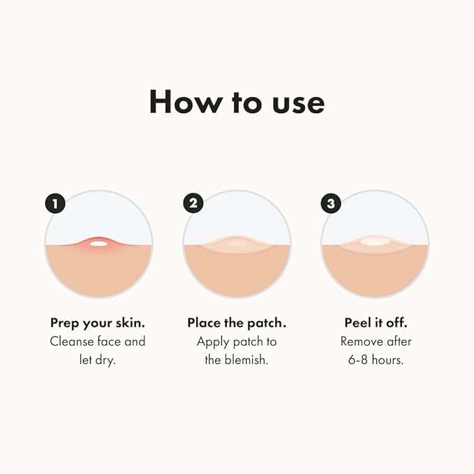 Mighty Patch Original Patch from Hero Cosmetics - #1 Hydrocolloid Acne Pimple Patches for Face, Shrinking Zits & Whiteheads in 1 Use, Nighttime Spot Pimple Stickers for Face, 36 Count