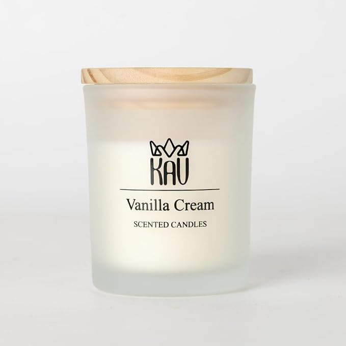 Scented Candles 150g – KAV Inner Chanting Scented Candle, Home Decor Natural Soy Wax Premium Candle for Women Men Gift, Fresh Tones and Elegant Look, Essential Oils (Rosemary, Cinnamon, Amber)