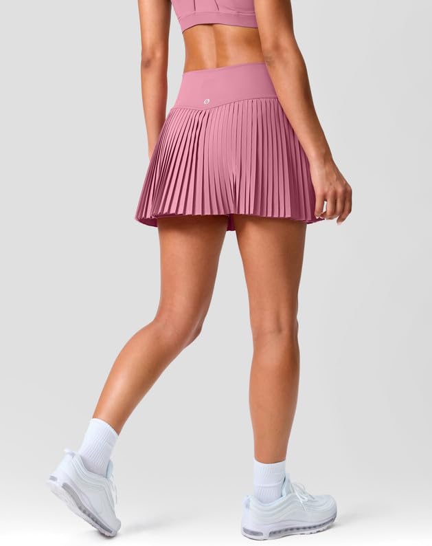 Pleated Tennis Skirt for Women with Pockets Shorts Women's High Waisted Lightweight Athletic Golf Skorts Skirts