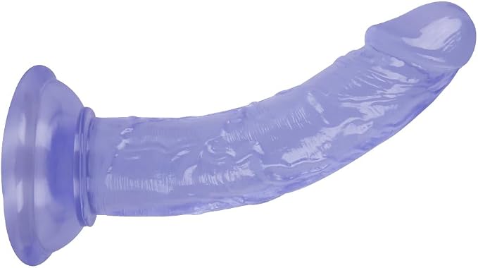 5.3 Inches Realistic Dildo, Sex Toys for G spot Stimulator & Anal Dildos Lifelike Fake Penis for Women/Men/Gay (Blue)