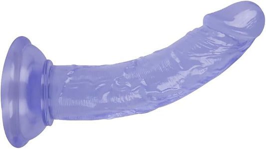 5.3 Inches Realistic Dildo, Sex Toys for G spot Stimulator & Anal Dildos Lifelike Fake Penis for Women/Men/Gay (Blue)