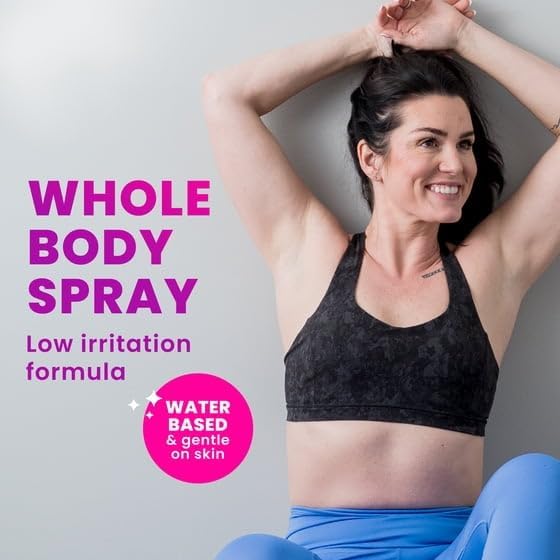 Lum!e Whole Body Deodorant Spray for Women, Aluminum Free Odor Control Formula, Unscented Long Lasting Freshness for Daily Personal Care, 3.6 oz (pack of 1)