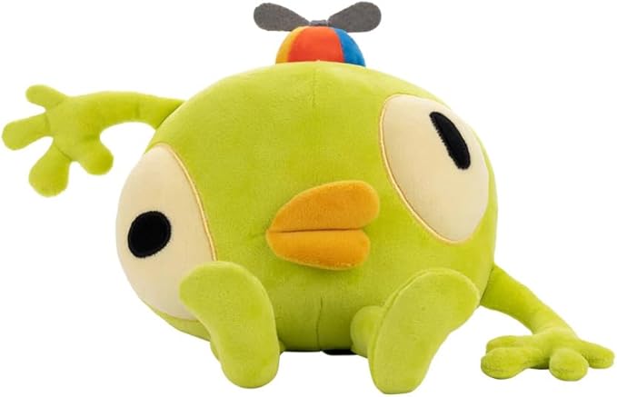 Bing-Bong-Peak Ornaments Figurines Plush Pillow Doll Decorative Stuffed Figurine Hugable Cushion Home Sofa Bed 6.69inch (Green)