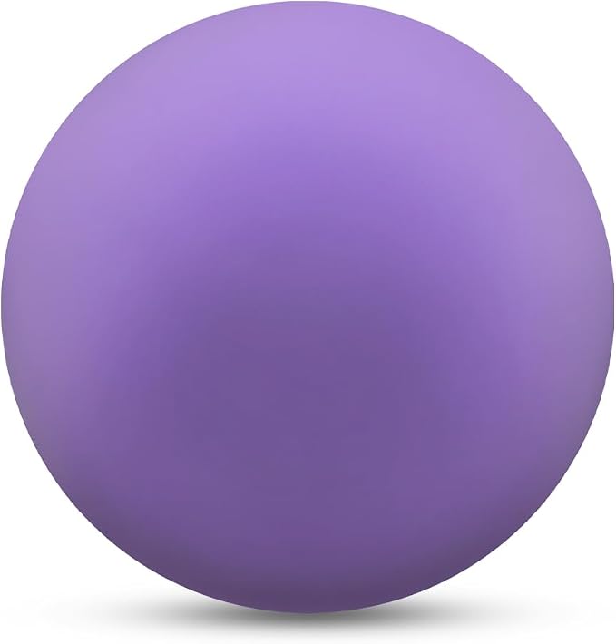 Massage Ball Lacrosse Ball for Myofascial Release, Massage Deep Tissue for Back, Neck, Foot Trigger Point Therapy, Full Body Muscle Knots, Relieving Muscle Pain (Purple)