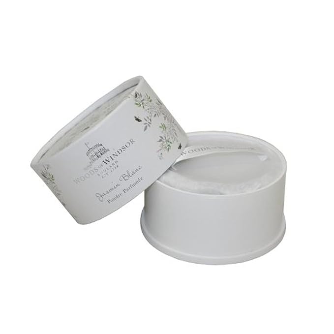 Woods White Jasmine Body Dusting Powder with Puff for Women, 3.5 Ounce, 3.5 Ounce (Pack of 1) (K74739-bf)