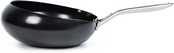 TECHEF - Goody Pan - Wok Stir-fry Pan - PFOA Free, Dishwasher and Oven Safe, Made in Korea (11-in)