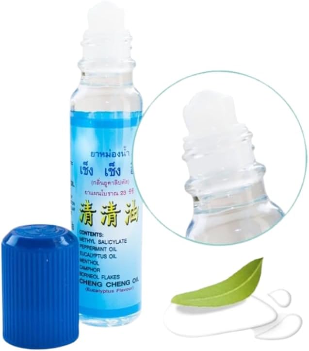Generic ChengCheng cim Oil Eucalyptus Massage Oil 23cc.Set 3Pcs. (1, Eucalyptus)