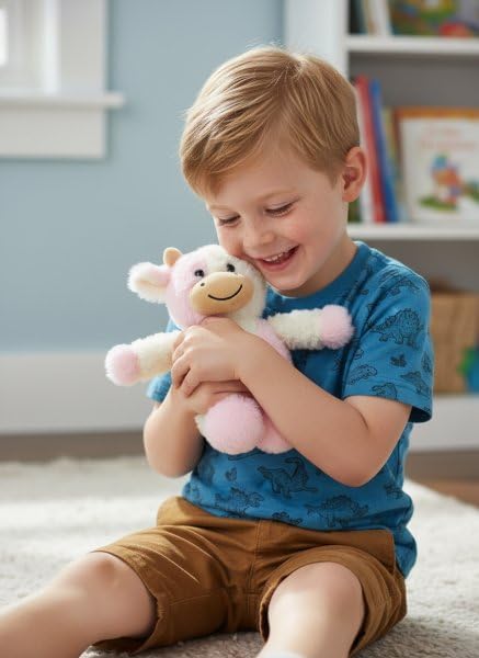 Cow Stuffed Animals Soft Plush Cute Cow Doll for Boys Girls 11.8in (Zhang NIU qianfense)