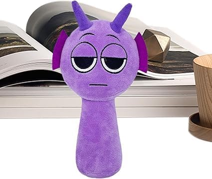 Sprunky Plush Toys Sprunky Wenda and Gray Plushies Sprunky Plushes Soft and Funs Stuffed Toys Dolls for Fans and Friends Birthday for Girls Boys (Purple)