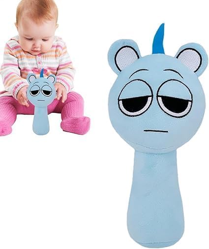 Sprunky Plush Toys Sprunky Wenda and Gray Plushies Sprunky Plushes Soft and Funs Stuffed Toys Dolls for Fans and Friends Birthday for Girls Boys (Light Blue)