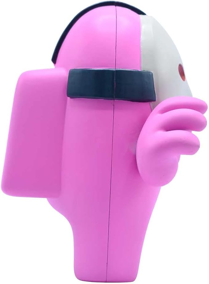 Among Us Series 2 7″ Pink Crewmate with Hockey Mask – Official Just Toys Collectible Figure