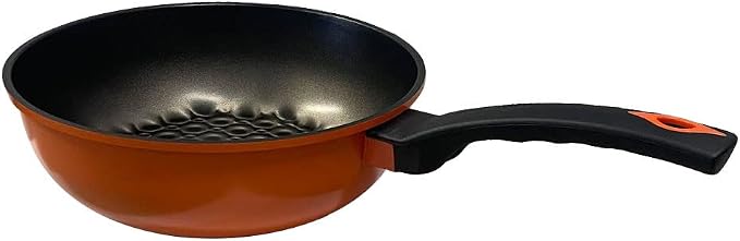10"(26cm) 3D Diamond Coating Nonstick Frying Pan Wok, 3.25" Depth -MADE IN KOREA