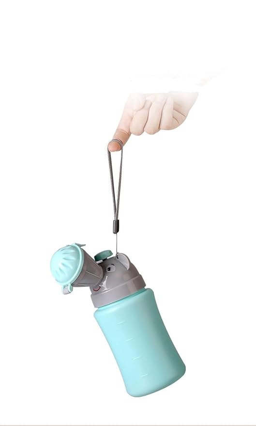 Kids Portable Travel Urinal 500ml for Toddler Boys Girls Pee Training Emergency Toilet Potty for Car Trip Outdoor Camping on the Road Park Beach Travel Essentials