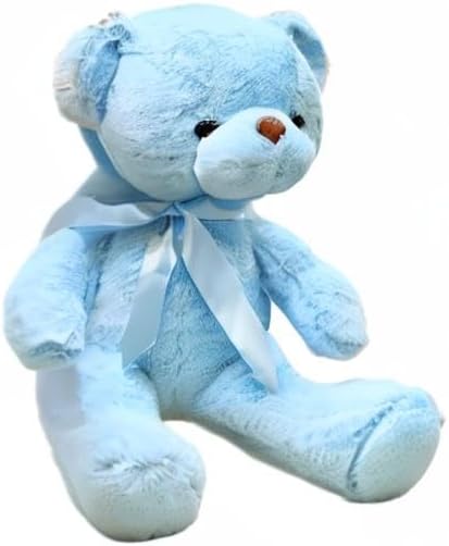 Teddy Bear Stuffed Animal, 12inch Teddy Bear Plush Toy, Birthday Valentine's Day Xmas Gifts for Kids Boys Girls Friends (A-Blue)