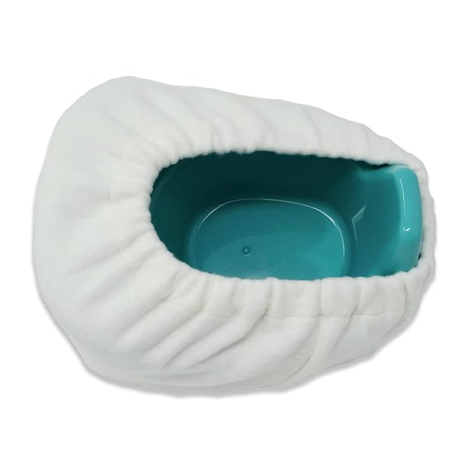 Potty Cozy for Mini Potty, 100% Undyed Cotton Fleece Potty Seat Cover, Soft Warm Baby Potty Cushion, Oeko TEX 100 Certified, Removable Machine Washable Potty Training Accessory